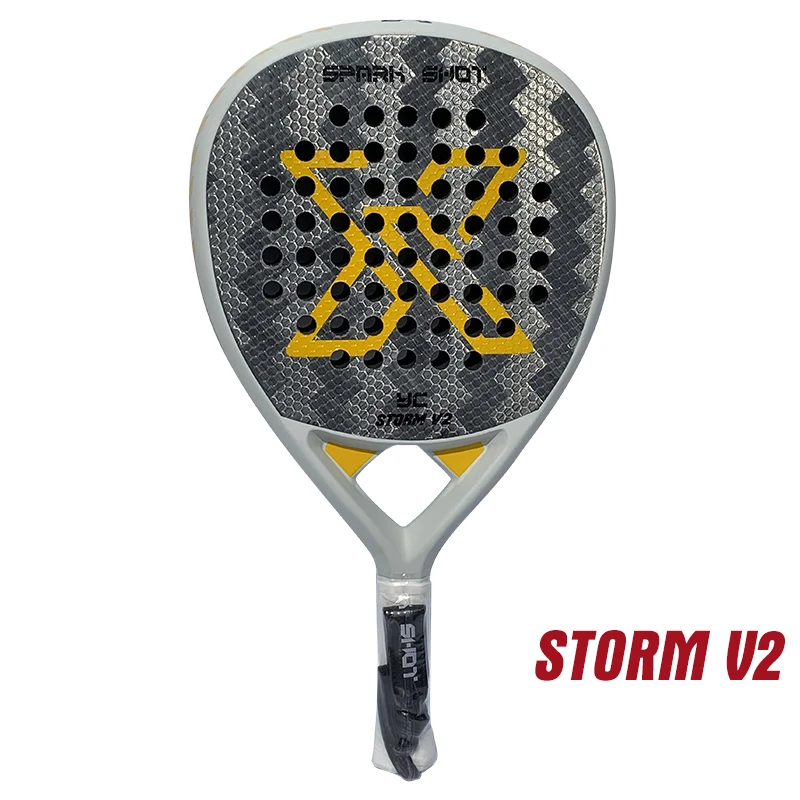 Cur LUXURIA 24K Alum Fiber Padel Rackets TEMPESTAS V2 mutans Ludum hodiernum?